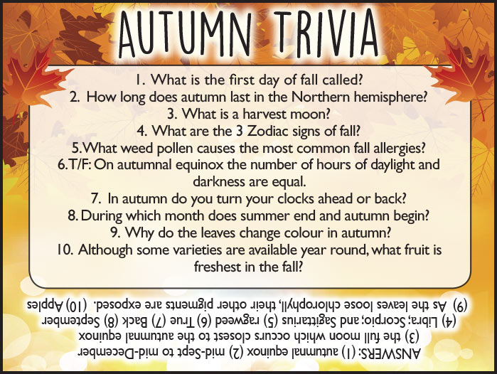 Autumn Trivia